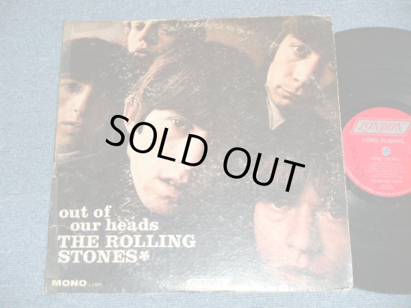 画像1: ROLLING STONES - OUT OF OUR HEADS ( Matrix # ARL-6791-1J / ARL-6792-2B )( Ex-/VG++ Looks:VG+：WOBC,WOL)  /  1965 US AMERICA  ORIGINAL "RED LABEL with Boxed LONDON Label" MONO Used LPB