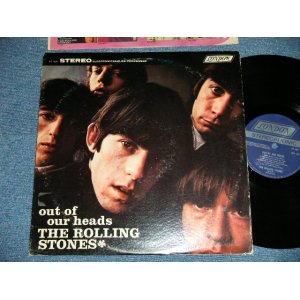 画像: ROLLING STONES - OUT OF OUR HEADS ( Matrix # ZAL-6791-1/ZAL-6792-4 )( Ex+/Ex+++)  /  1965 (Maybe 1970 Version)  US AMERICA    "CREDIT at TOP Front cvr" "BLUE LABEL with Boxed LONDON Label" STEREO  Used LP