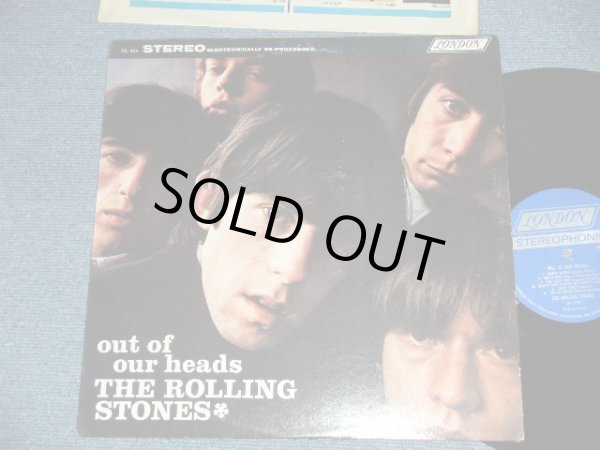 画像1: ROLLING STONES - OUT OF OUR HEADS ( Matrix # ZAL-6791-3 △8221/ZAL-6792-6 △8221-x )( Ex++/Ex+++ EDSP)  /  1965 (Maybe 1970 Version)  US AMERICA    "CREDIT at TOP Front cvr" "BLUE LABEL with Boxed LONDON Label" STEREO  Used LP