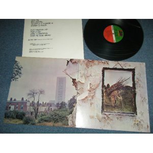 画像: LED ZEPPELIN - IV ( Matrix Number A)ST-A-712285-E  PORKY /B)ST-A-712286-O  PECKO DUCK )( Ex+++/MINT-)  / 1970 US ORIGINAL  3rd Press Version 1978 Release "Small Logo 75 ROCKFELLER" Label Used LP With White Inner sleeve