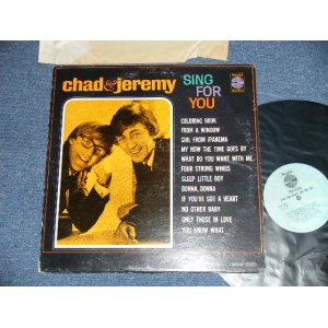 画像: CHAD & JEREMY - SING FOR YOU  ( VG+++.Ex+ Looks:Ex-  ) / 1965 US AMERICA ORIGINAL MONO Used LP 