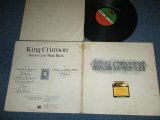 画像: KING CRIMSON - STARLESS AND BIBLE BLACK ( Matrix # ST-A-743067-A / ST-A-743068-B  CHP ) ( Non-GLOSSY Jacket  )  ( VG+++/Ex++ : EDSP )/ 1974 US AMERICA ORIGINAL "PROMO" STICKER "75 ROCKFELLER PLAZA" Label Used LP 