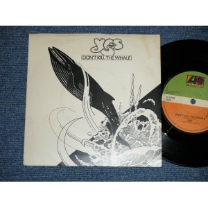 画像: YES - DON'T KILL THE WHALE : ABILENE ( Ex++/Ex+++)  / 1978 UK ENGLAND ORIGINAL  Used 7" Single with PICTURE SLEEVE