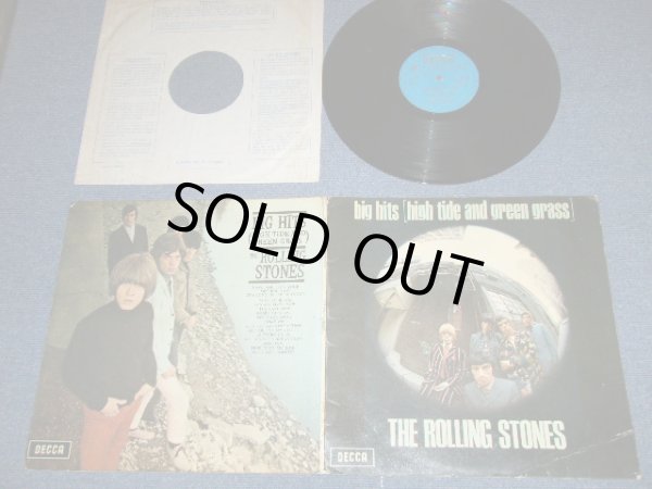 画像1: The ROLLING STONES - BIG HITS ( HIGH TIDE AND GREEN GRASS ) (Matrix # 1A/3A ) ( Ex-/\VG+++ Looks:VG++ : B-5: SCRATCHES-) / 1966 UK ENGLAND ORIGINAL "BLUE With UNBOXED DECCA Label"  Used LP 