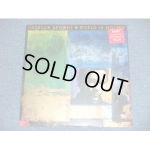 画像: JACKSON BROWNE - WORLD IN MOTION  ( SEALED : Cutout) / 1989 US AMERICA ORIGINAL "BARND NEW SEALED"  LP