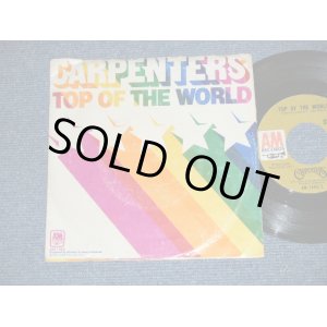 画像: CARPENTERS - TOP OF THE WORLD : HEATHER ( Ex/Ex++  : WOC ) / 1973 US AMERICA ORIGINAL "BROWN Label" "with PICTURE SLEEVE" Used 7" Single 