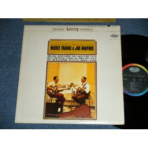 画像: MERLE TRAVIS & JOE MAPHIS - COUNTRY MUSIC'S TWO GUITARS GREATS ( Ex++/Ex+++) / 1964 US AMERICA  ORIGINAL "BLACK with RAINBOW CAPOITOL Logo on TOP  Label" STEREO  Used LP 