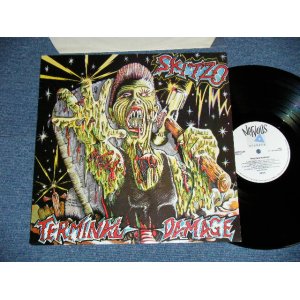 画像: SKITZO - TERMINAL DAMAGE ( MINT/MINT )   /  1988 UK ENGLAND  ORIGINAL Used LP 