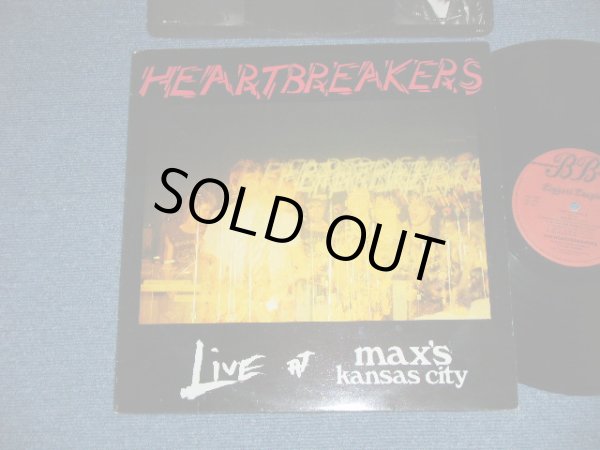 画像1: JOHNNY THUNDERS ( of NEW YORK DOLLS ) & The HEARTBREAKERS - LIVE AT MAX'S KANSAS CITY( MINT-/MINT- ) /  1979 UK ENGLAND ORIGINAL  Used  LP