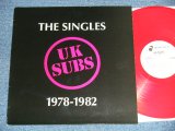 画像: UK SUBS - THE SINGLES 1978-1982 ( MINT-/MINT ) /  1989 UK ENGLAND FRANCE Press  ORIGINAL "RED WAX Vinyl" Used  LP