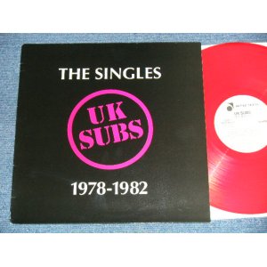 画像: UK SUBS - THE SINGLES 1978-1982 ( MINT-/MINT ) /  1989 UK ENGLAND FRANCE Press  ORIGINAL "RED WAX Vinyl" Used  LP