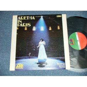 画像: ARETHA FRANKLIN - ARETHA IN PARIS  (MATRIX #   HAND WRITING  STYLE )   A)ST-A-681373-B  B)ST-A-681374-B  ) ( Ex+/Ex+++ ; BB )  / 1968 US AMERICA 1st press "RED & Green Label" "1841 BROADWAY Label" Used LP  