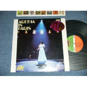 画像: ARETHA FRANKLIN - ARETHA IN PARIS  (MATRIX # ( TYPING STYLE )   A)ST-A-681373-1B  B)ST-A-681374-1B   CT  ) ( Ex+++/Ex++ : BB )  / 1968 US AMERICA d 1st press "RED & Green Label" "1841 BROADWAY Label" Used LP  