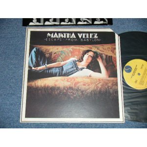 画像: MARTHA VELEZ - ESCAPE FROM BABYLON : Produced by BOB MARLEY ( Ex+/MINT- :WOFC,Cutout ) / 1976 US AMERICA ORIGINAL Used LP  