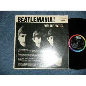 画像: The BEATLES -  BEATLEMANIA : WITH THE BEATLES (Ex/VG+++ WOBC, EDSP)  / 1964 CANADA ORIGINAL  "BLACK with RAINBOW Label" MONO Used LP 