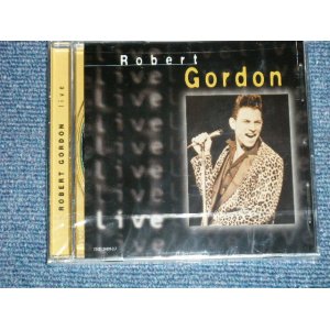 画像: ROBERT GORDON -  LIVE ( SEALED ) / 1996  US AMERICA ORIGINAL  "BRAND NEW SEALED" CD  