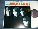 画像: The BEATLES - MEET THE BEATLES  ( Matrix #  A)  ST-1-2047-H24    B)  ST-2-2047-H25 )  ( Ex++/MINT- ) / US AMERICA   "1978-Mid 1982 Version PURPLE Label" 2nd Press "AWARD GOLD Printed Front Cover" STEREO Used LP  