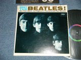 画像: The BEATLES - MEET THE BEATLES  ( Matrix #    A) T-1-2047-G8    B) T-2-2047-G8  )  ( Ex++/\Ex+ Looks:Ex A-1:VG+++  EDSP ) / 1964 US AMERICA  1st Press "BLACK with RAINBOW Color Band Label"  "BEATLES Logo on OLIVE GREEN Front Cover" MONO Used LP  