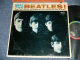 画像: The BEATLES - MEET THE BEATLES  ( Matrix #    A) T-1-2047-T10    B) T-2-2047-T10 )  ( Ex/Ex++  ) / 1964 US AMERICA  1st Press "BLACK with RAINBOW Color Band Label"  "BEATLES Logo on TAN To BROWN  Front Cover" MONO Used LP   