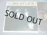 画像: The BEATLES - MEET THE BEATLES  ( Matrix #    A) T-1-2047-G8    B) T-2-2047-G8  )  ( Ex+/Poor :WARP  ) / 1964 US AMERICA  1st Press "BLACK with RAINBOW Color Band Label"  "BEATLES Logo on OLIVE GREEN Front Cover" MONO Used LP  