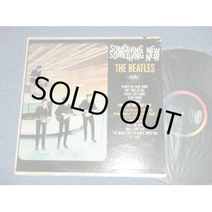 画像: The BEATLES -  SOMETHING NEW ( Matrix # A) T-1-2108-F10 /B) T-2-2108-G10 ) ( Ex/Ex++ Looks:Ex+) / 1964 US AMERICA ORIGINAL "BLACK with COLOR BAND Label" MONO Used LP 