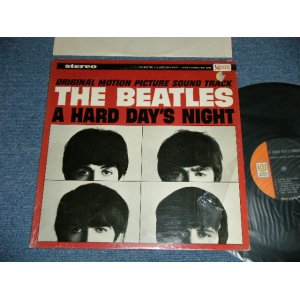 画像: THE BEATLES - A HARD DAYS NIGHT ( Sound Track ) ( Matrix #  A) UAS 6366-A  Re-2   B) UAS 6366-B   Re-2 ) (  MINT-/Ex+++ )  / 1970-71 Version US AMERICA "BLACK with ORANGE Label" STEREO Used  LP