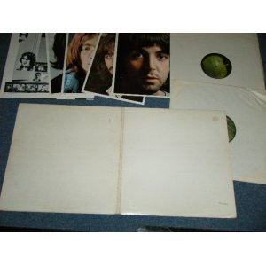 画像:  BEATLES  - THE BEATLES ( WHITE ALBUM ) ( A0540445) ( Matrix #  A) SWBO-1- 101-J54 #2  B) SWBO-2- 101-J49 #3  C) SWBO-3- 101-J52 #1  2   D) SWBO-2- 101-J58  )  (ALL INSERTS : 1xPoster + 4x Pin up's  )    )  ( Ex++/Ex+++ )  / 1968 US AMERICA ORIGINAL "2nd Press : A-6 :  The CONTINUING STORY of "BUNGALOW BILL"  Label  "  "APPLE  Label"  Used 2-LP 