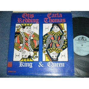 画像: OTIS REDDING & CARLA THOMAS - KING & QUEEN ( Matrix #  A)  STX-12507-1B     B)  STX-12508-1A  ) (  Ex++/Ex+++ EDSP )  / 1967 US AMERICA ORIGINAL  1st Press "BLUE Label"  "1841 BROADWAY Label" " MONO Used LP 