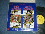 画像: OTIS REDDING & CARLA THOMAS - KING & QUEEN (Matrix # A) ST-STX-66973-AA △10255 /  B) ST-STX-66974-AA △10255-x) ( Ex+/Ex++ ; Cut out )  / 1967 US AMERICA ORIGINAL 2nd Press "YELLOW Label" "   Used LP 1st Press SQUARE "1841 BROADWAY Label" STEREO Used LP 