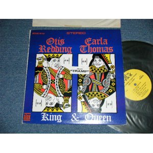 画像: OTIS REDDING & CARLA THOMAS - KING & QUEEN (Matrix # A) ST-STX-66973-AA △10255 /  B) ST-STX-66974-AA △10255-x) ( Ex+/Ex++ ; Cut out )  / 1967 US AMERICA ORIGINAL 2nd Press "YELLOW Label" "   Used LP 1st Press SQUARE "1841 BROADWAY Label" STEREO Used LP 