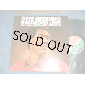 画像: OTIS REDDING - RECORDED LIVE : PREVIOUSLY UNRELEASED PERFORMANCE  ( Ex+++/MINT-)  / 1982 US AMERICA ORIGINAL  Used LP  