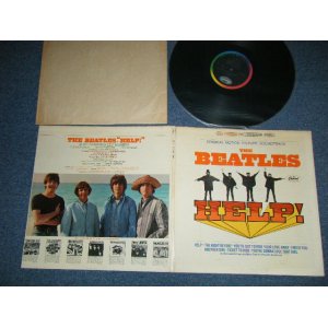 画像: The BEATLES -  HELP! ( Matrix #  A)  ST-1-2386-B-12/ B)  ST-2-2386-A-13 ) ( Ex+/Ex+++,Ex-  EDSP ) / 1965 US AMERICA ORIGINAL "BLACK with COLOR BAND Label" STEREO  Used LP