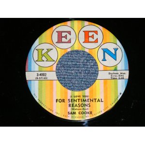 画像: SAM COOKE - FOR SENTIMENTAL REASON : DESIRE ME  ( Ex+/Ex+ )  / 1958 US AMERICA ORIGINAL Used 7"SINGLE  