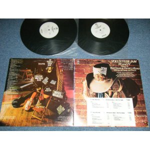 画像: V.A. CHARLIE DANIELS BAND(HOSTED) + WET WILLIE, SEA LEVEL, WILLIE NELSON, +more)  - VOLUNTEER JAM III and IV ( Ex++/MINT-) / 1978 US AMERICA  ORIGINAL "WHITE LABEL PROMO" Used 2-LP