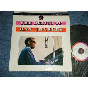 画像: RAY CHARLES - THE GENIUS OF ( Ex+++,Ex/Ex+  EDSP)  / 1960 US AMERICA ORIGINAL 1st Press "RED & PLUM Ring BULLSEYE" Label MONO Used LP 