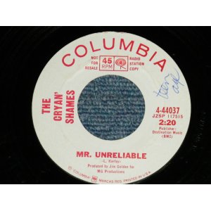 画像: The CRYAN' SHAMES - MR. UNRE;IABLE : GEORGIA (Ex++/Ex++)  / 1967  US AMERICA ORIGINAL "WHITE LABEL PROMO" Used 7" Single 