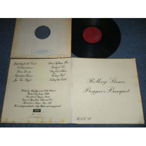 画像:  THE ROLLING STONES - BEGGARS BANQUET ( MATRIX # 6A/2A : Ex++/Ex++ Looks:Ex) / 1968 UK ENGLAND ORIGINAL 1st Press "Un-boxed DECCA" MONO Used LP 