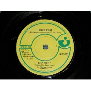 画像: DEEP PURPLE - BLACK NIGHT : SPEED KING (1st Press NON EMI on LABEL :Matrix # A-1/B-1 )  ( Ex+++/Ex+++ )  / 1970 UK ENGLAND ORIGINAL Used 7" Single  