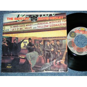 画像: The BEATLES -  MOVIE MEDLEY : I'M HAPPY JUST TO DANCE WITH YOU   (Ex++/Ex+++) / 1982 US AMERICA  ORIGINAL Used 7" Single With PICTURE SLEEVE 