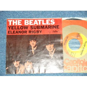 画像: The BEATLES -  YELLOW SUBMARINE : ELEANOR RIGBY  (Ex/Ex++,Ex++ Looks:Ex ) / 1967 US AMERICA ORIGINAL Used 7" Single With PICTURE SLEEVE b 