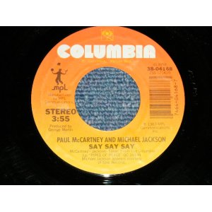 画像: PAUL McCARTNEY ( of The BEATLES) & MICHAEL JACKSON  - SAY SAY SAY : ODE TO A KOALA BEAR ( Ex++/Ex++) / 1983  US AMERICA  ORIGINAL Used 7" Single 