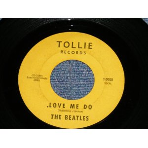 画像: The BEATLES - LOVE ME DO / P.S. I LOVE YOU  (Matrix #  A) 63-3188   △52252 / B) 63-3189   △52252 -x  FAT SOUND VERSION)  (Ex+/Ex+ : WOL  ) / 1964  US AMERICA  ORIGINAL "YELLOW with Black Print Label" Used 7" Single 