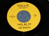 画像: The BEATLES - LOVE ME DO / P.S. I LOVE YOU  (Matrix #  A) 63-3188   △51068  B) 63-3189   △51068  -x   SOLID SOUND VERSION)  (Ex++ Looks:Ex+ / Ex++ Looks:Ex+  ) / 1964  US AMERICA  ORIGINAL "YELLOW with Black Print Label" Used 7" Single 