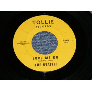 画像: The BEATLES - LOVE ME DO / P.S. I LOVE YOU  (Matrix #  A) 63-3188   △51068  B) 63-3189   △51068  -x   SOLID SOUND VERSION)  (Ex++ Looks:Ex+ / Ex++ Looks:Ex+  ) / 1964  US AMERICA  ORIGINAL "YELLOW with Black Print Label" Used 7" Single 