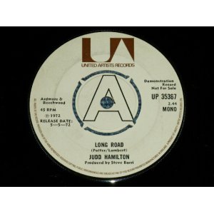 画像: JUDD HAMILTON - LONG ROAD / C'EST LA VIE  : Produced by STEVE BARRI  (Ex- Looks:Ex+/Ex- Looks:Ex+ )  / 1972 UK ENGLAND ORIGINAL "PROMO" Used 7" Single 