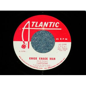 画像: CARTOONE - MR. POOR MAN / KNICK KNACK MAN  (MINT-/MINT-）/ 1969 US AMERICA ORIGINAL "PROMO" Used 7" Single 