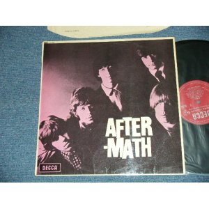 画像: ROLLING STONES - AFTERMATH : SHADOW Cover (Mtrix # 6B/1A ) (Ex++/Ex+++) / 1966 UK ENGLAND  1st Press "UN-Boxed DECCA Label" MONO  Used LP 