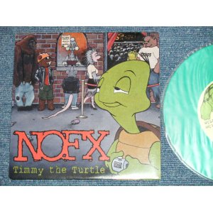 画像: NOFX - TIMMY THE TURTLE : THE PLAN  ( MINT-/MINT )  / 1999 US AMERICAN ORIGINAL Limited "GREEN WAX Vinyl"  Used  7"45 Single 