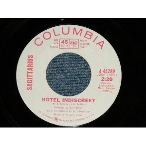 画像: SAGITTARIUS ( GARY USHER  Works)  - ANOTHER HOTEL (PROMO ONLY Same Flip) (Ex+++/Ex+++) / 1968 US AMERICA ORIGINAL "PROMO ONLY" Used 7" Single 