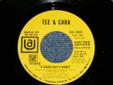 画像: TEE & CARA - A HARD DAY'S NIGHT (Cover Song of The BEATLES)  : STEPPIN' IN TIME (MINT-/MINT-)  / 1969 US AMERICA ORIGINAL "YELLOW LABEL PROMO"  Used 7" Single 